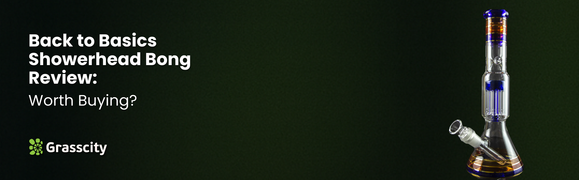 Back to Basics Showerhead Bong