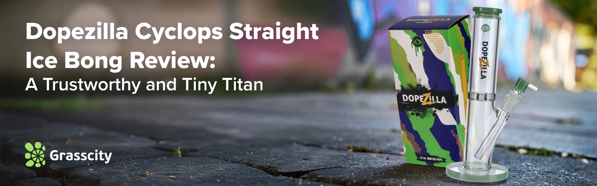 Dopezilla Cyclops Straight Ice Bong