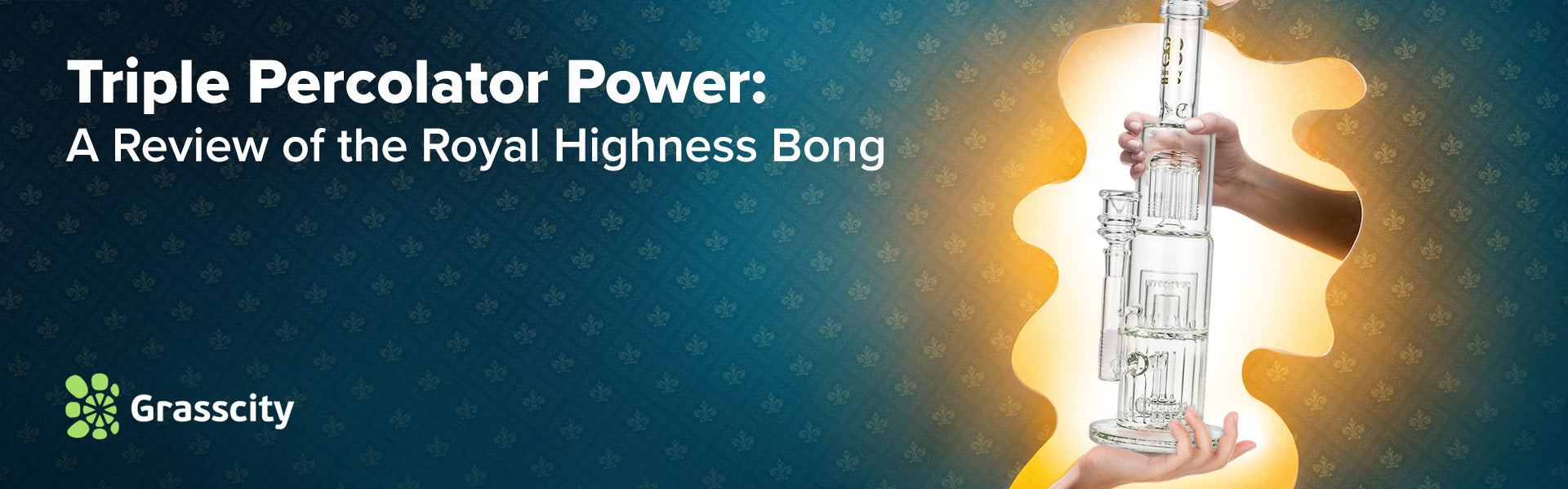 Triple Percolator Power Bong