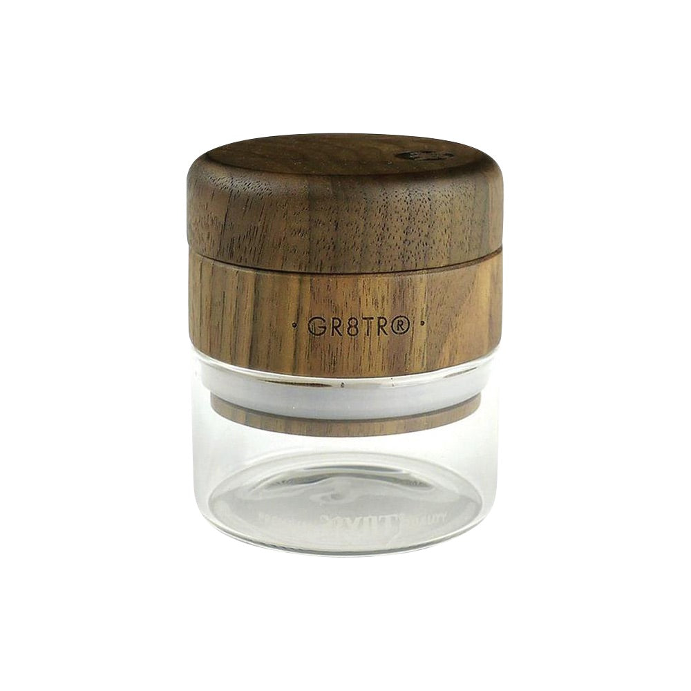 RYOT GR8TR Walnut Wood Grinder Magnetic Closure | Grasscity