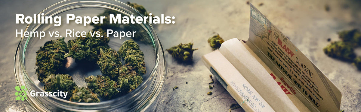 Rolling Paper Showdown: Hemp vs. Rice vs. Wood Pulp – Grasscity USA