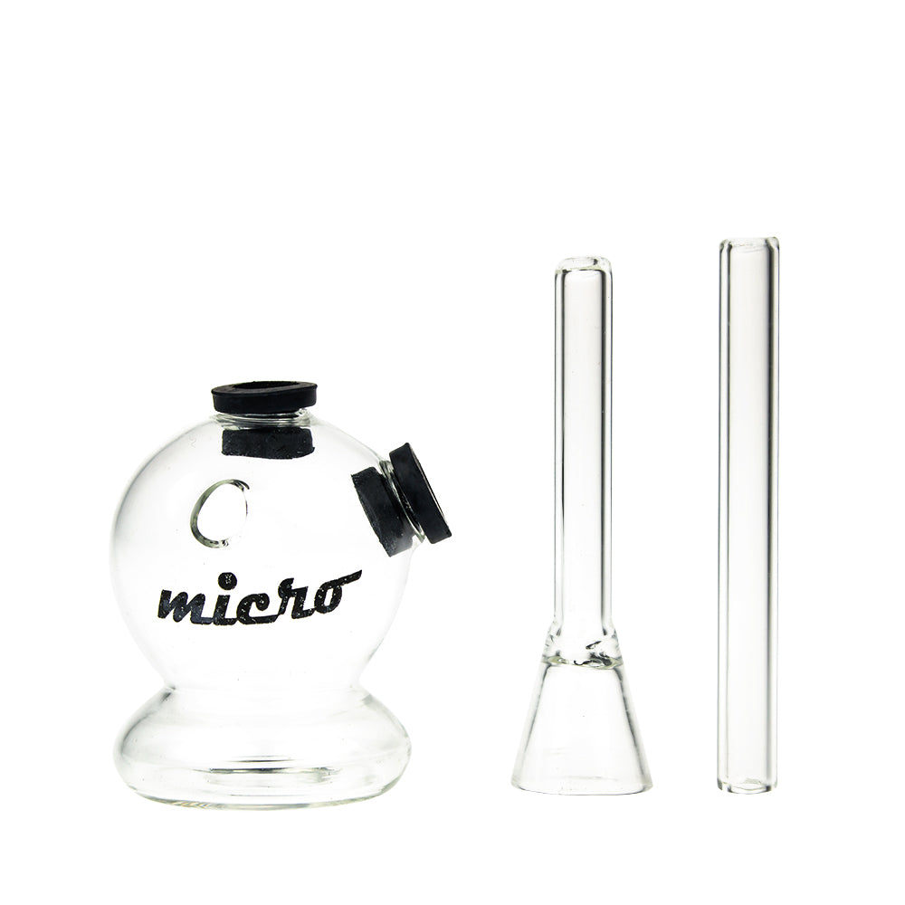 Micro Bubble Base Bubbler - Removable Downstem and Mouthpiece