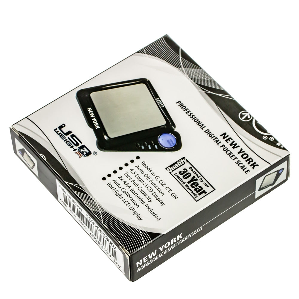 USA Weigh New York Professional Digital Pocket Scale - Box