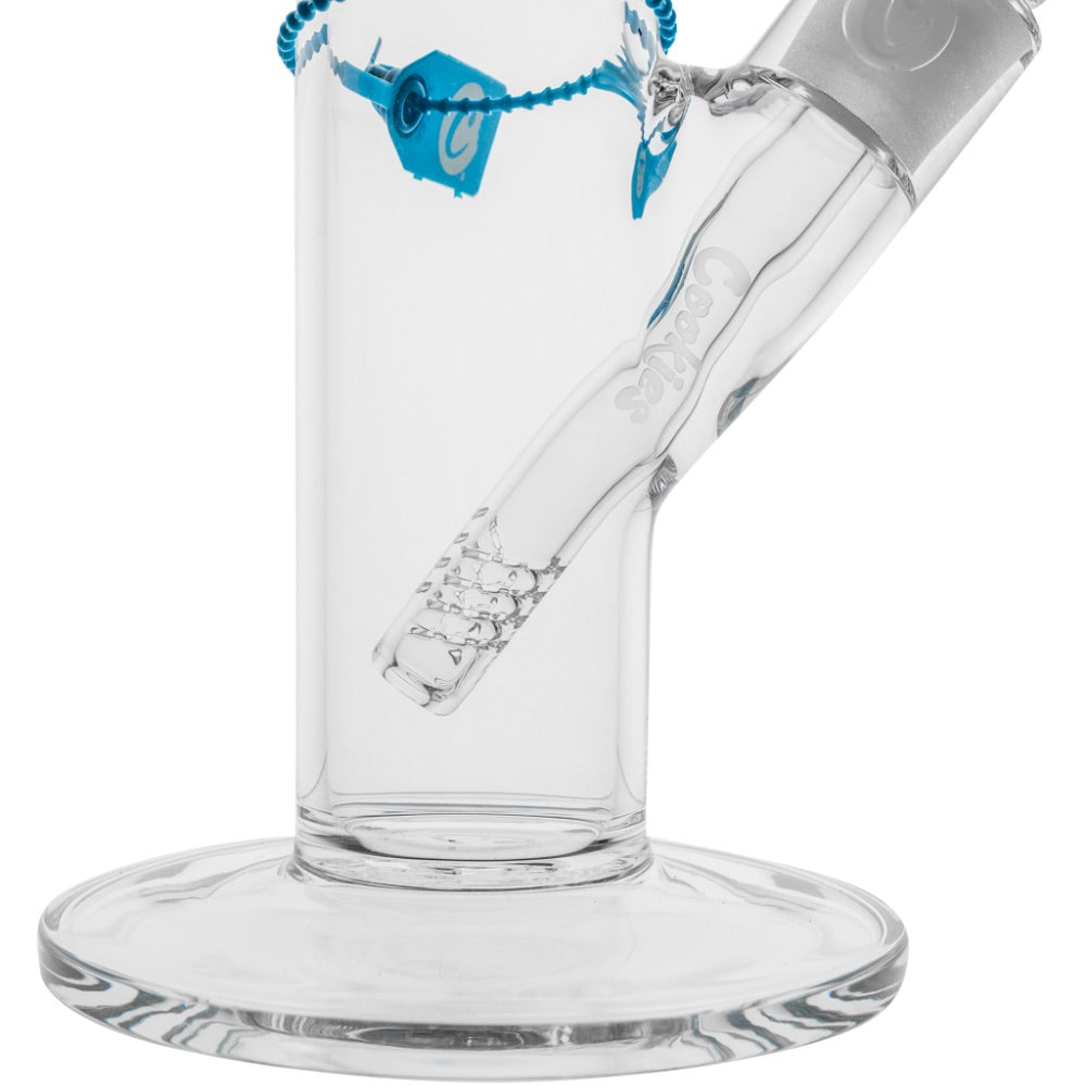 Cookies Flame Straight Bong | bottom view
