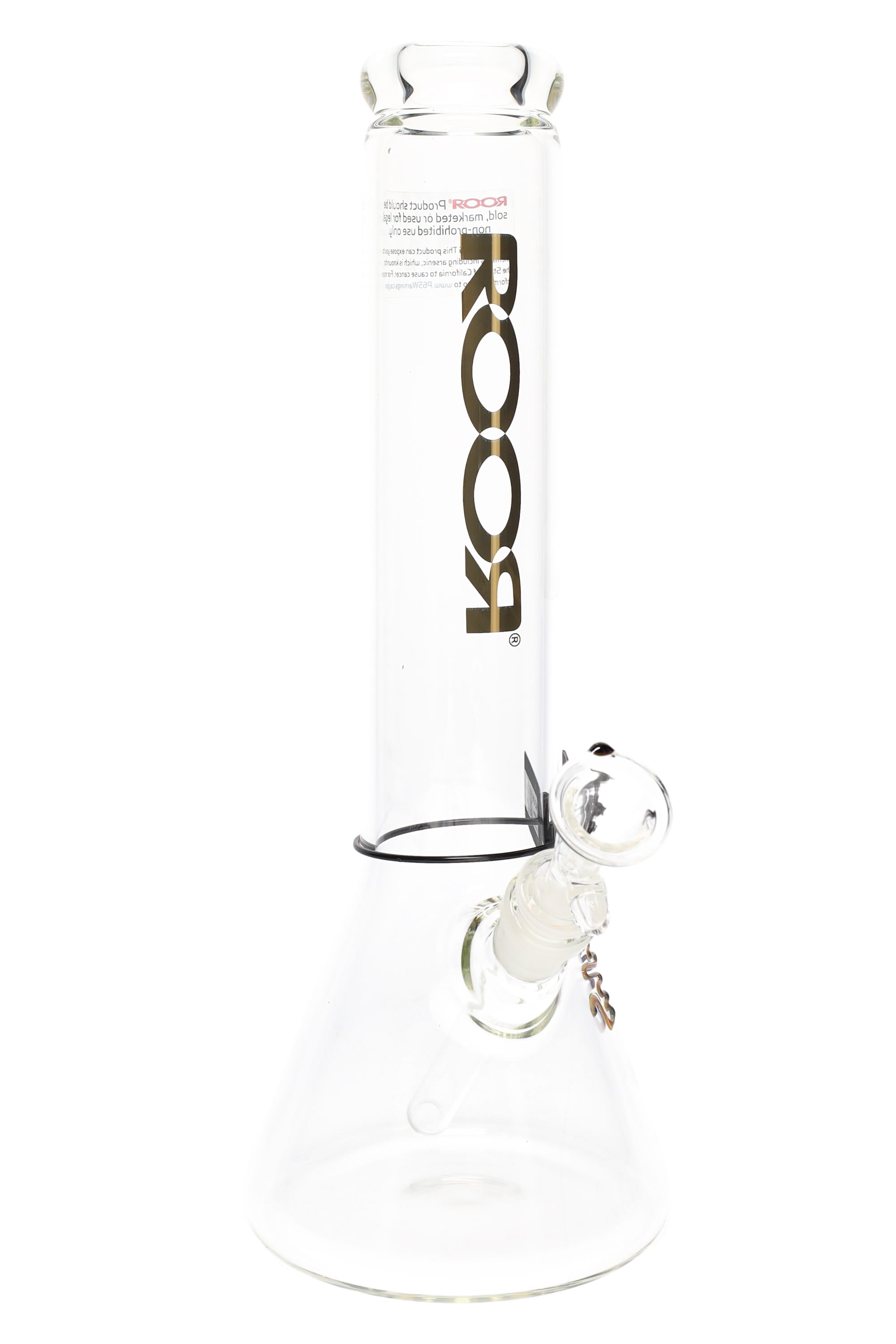 ROOR 14" Zeaker Beaker – Glass-on-Glass Water Pipe with Ice Pinch