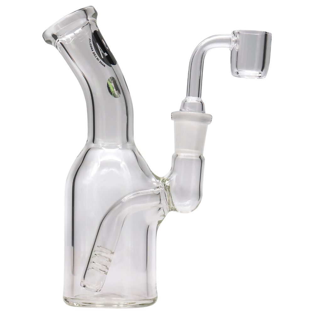 LA Pipes Mini Bent Neck Dab Rig | Side View 2