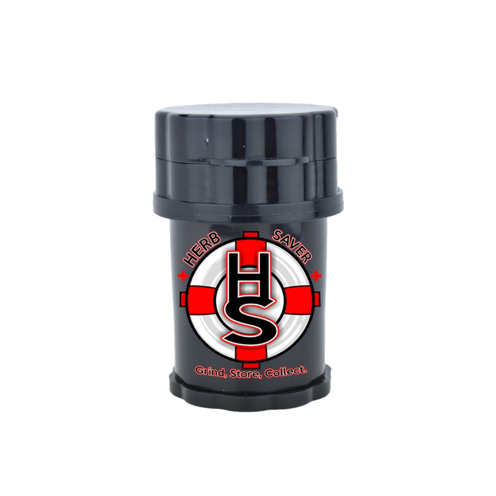 HerbSaver Grinder and Storage Container | Mini | Black