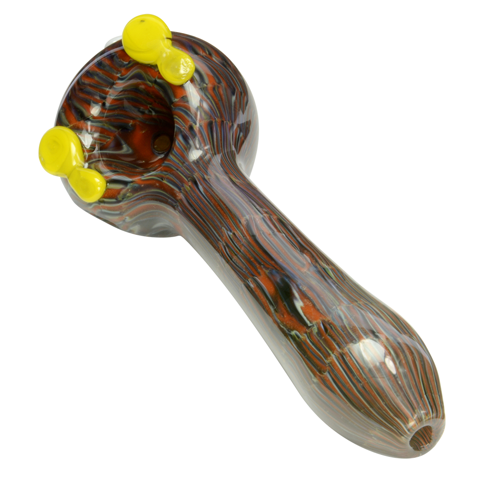 Empire Glassworks Bomber Spoon Pipe - Tie Dye - Top view 