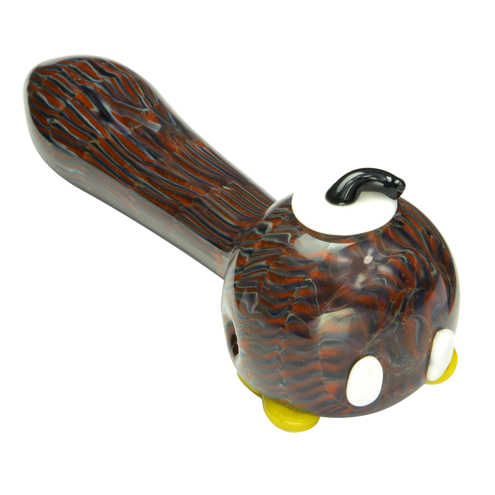 Empire Glassworks Bomber Spoon Pipe - Tie Dye - Side view 