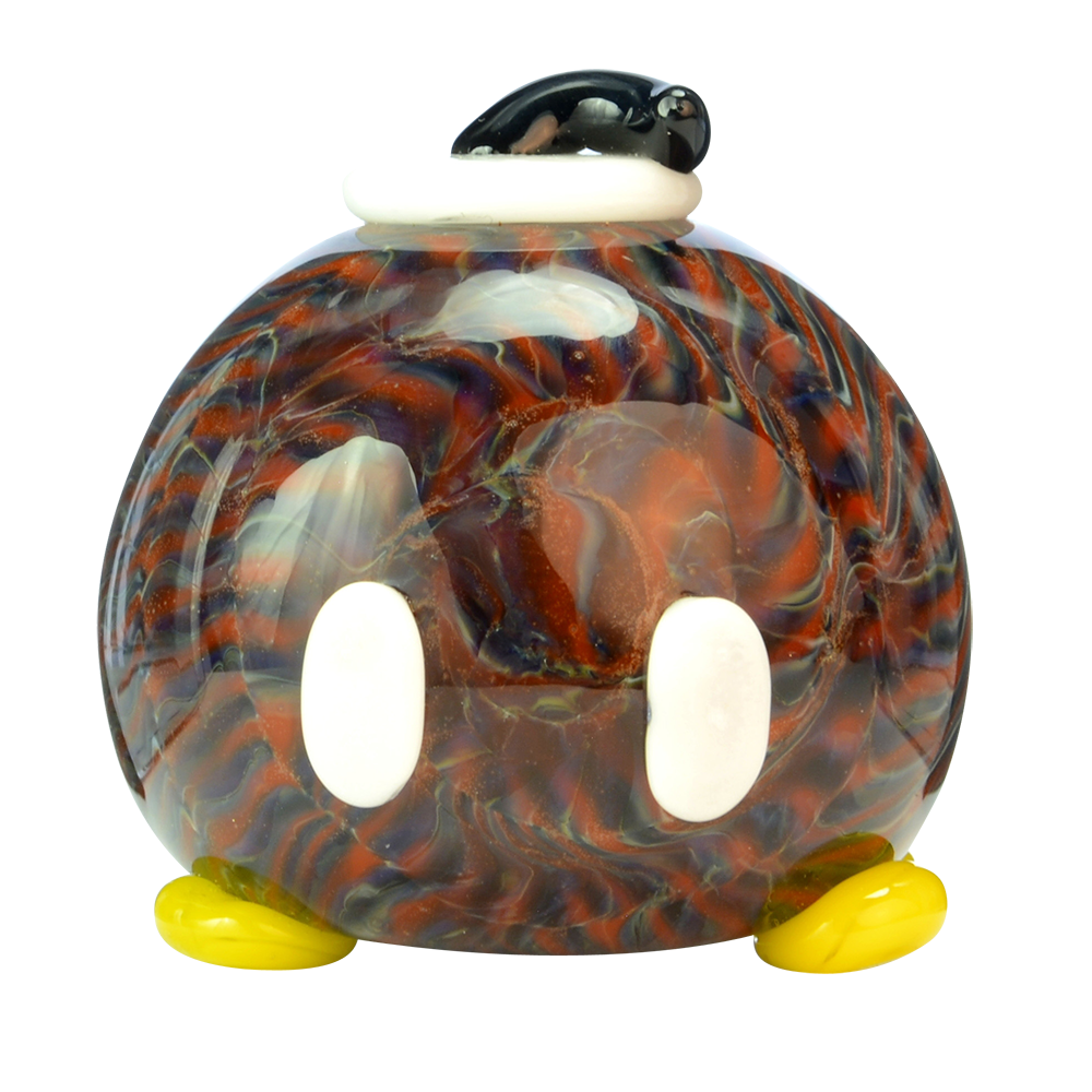 Empire Glassworks Bomber Spoon Pipe - Tie Dye - Close up bowl
