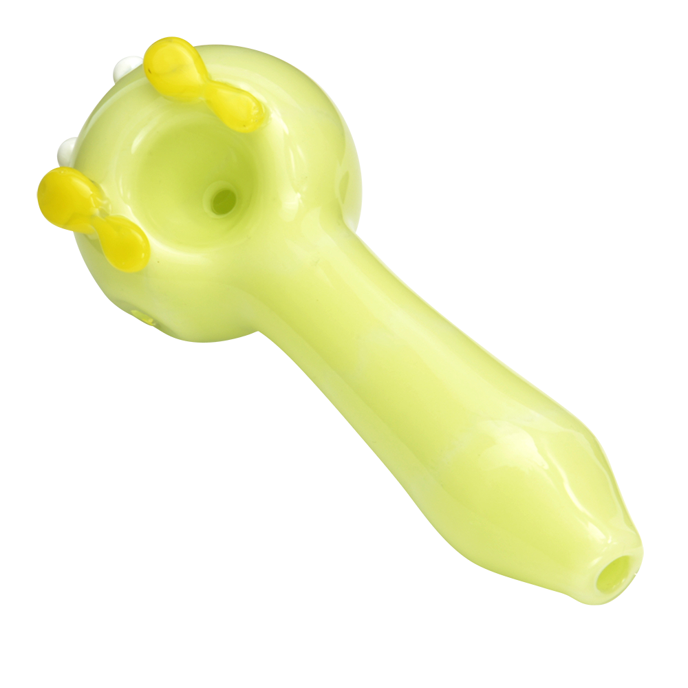 Empire Glassworks Bomber Spoon Pipe - Lime - Top view 