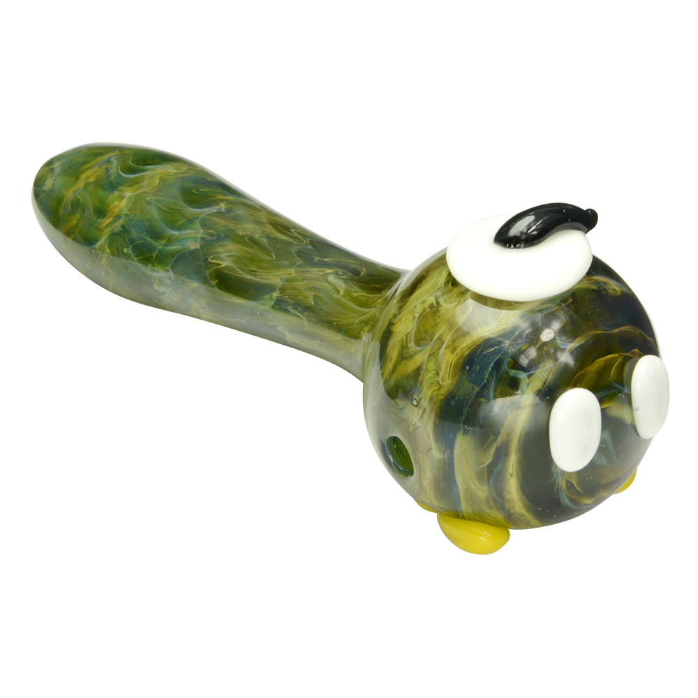Empire Glassworks Bomber Spoon Pipe - Melon - Side view 