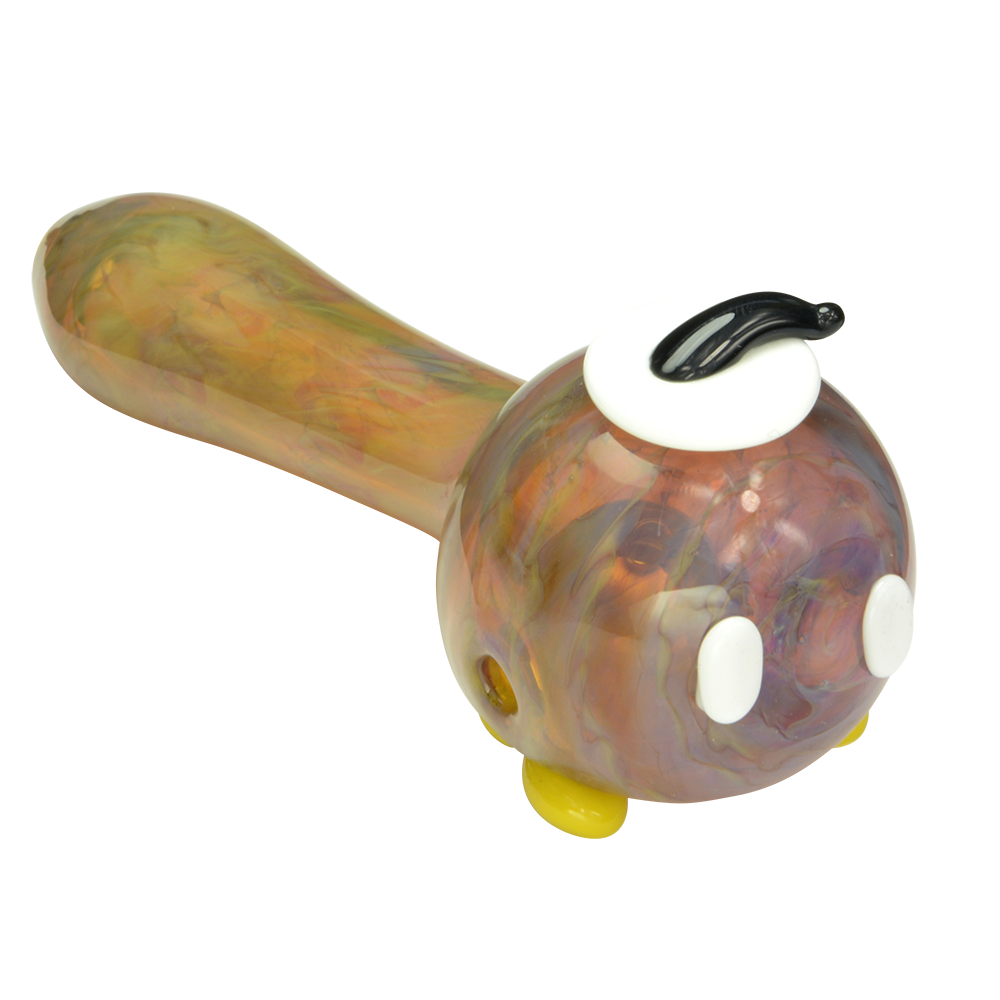 Empire Glassworks Bomber Spoon Pipe - Copper - Side view 