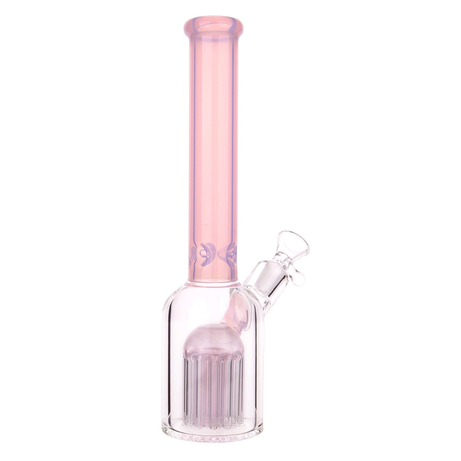 GC Color Tube & Tree Perc Rounded Beaker Bong - 10.5 in.