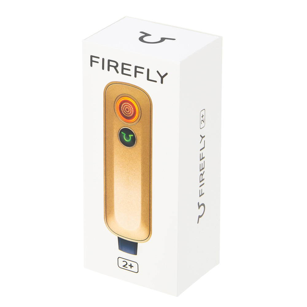 FireFly 2 Plus Vaporizer | Gold - Box Closed 
