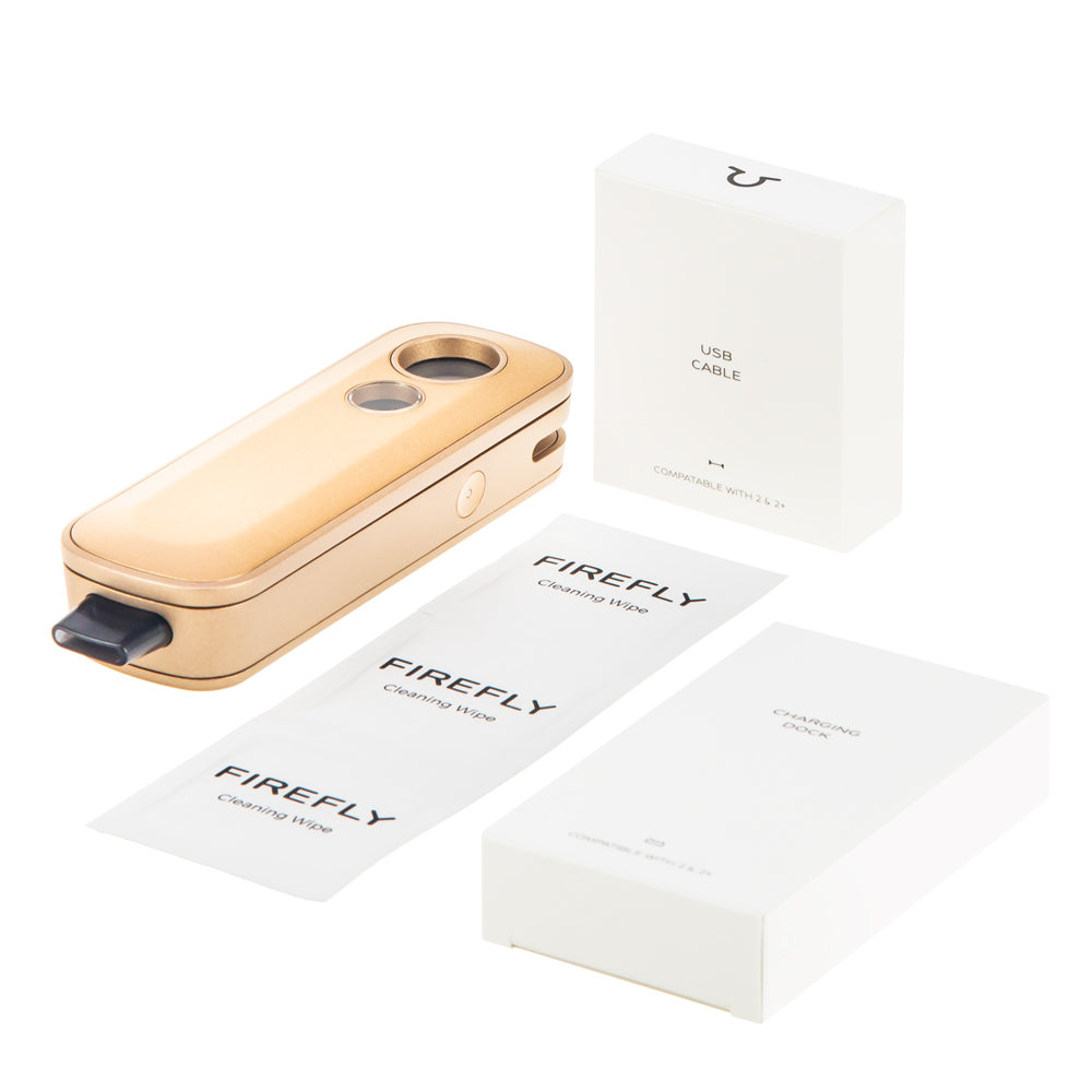 FireFly 2 Plus Vaporizer | Gold - Complete Set