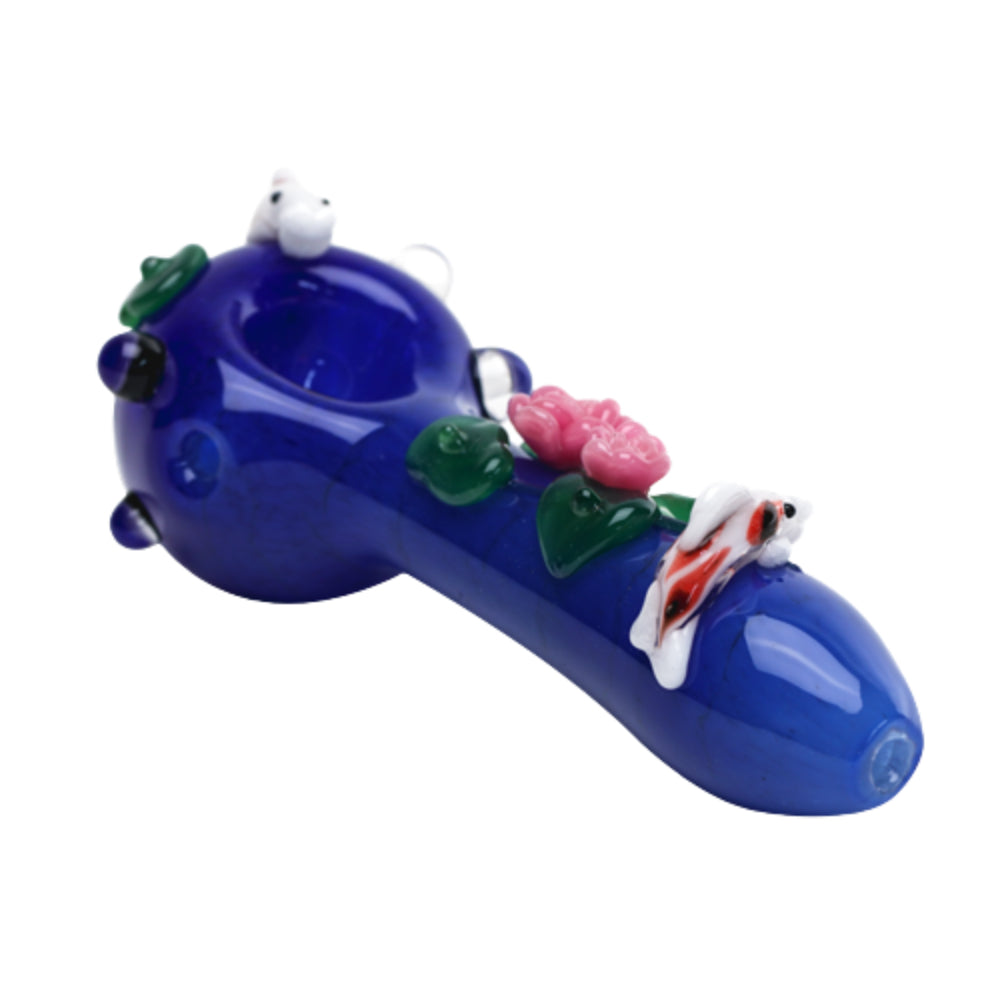 Empire Glassworks Koi Pond Spoon Pipe | Side view 1