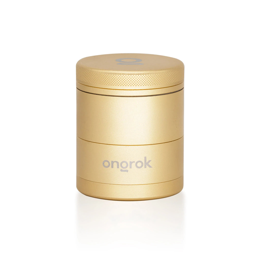 ONGROK 5 Piece Storage Grinder | Gold