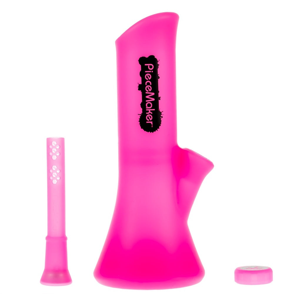 PieceMaker Kali Silicone Beaker Base Bong | Miss Pinky | Complete set