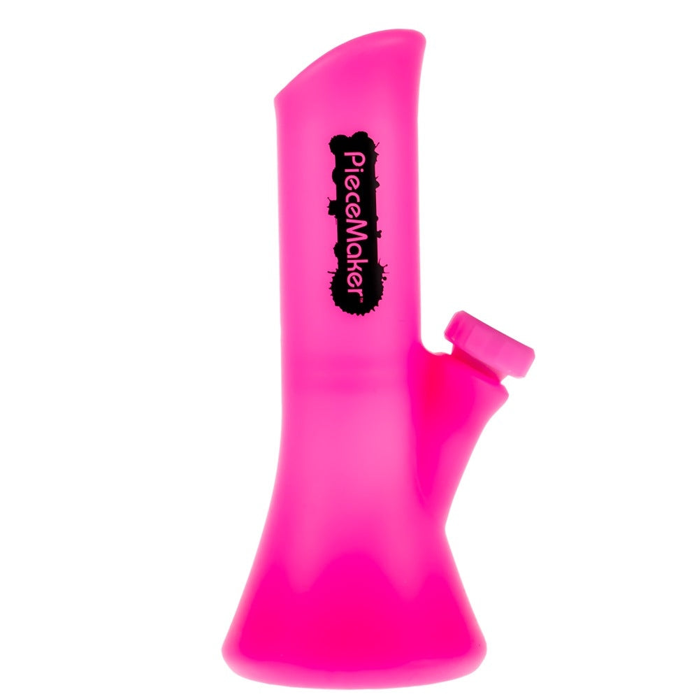 PieceMaker Kali Silicone Beaker Base Bong | Miss Pinky | Side View 4