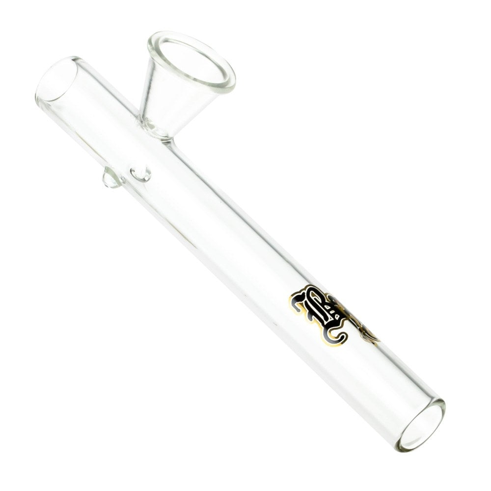 Black Leaf  Beaker Ice Bong with Drum Percolator | Boxed Set - Steamroller 