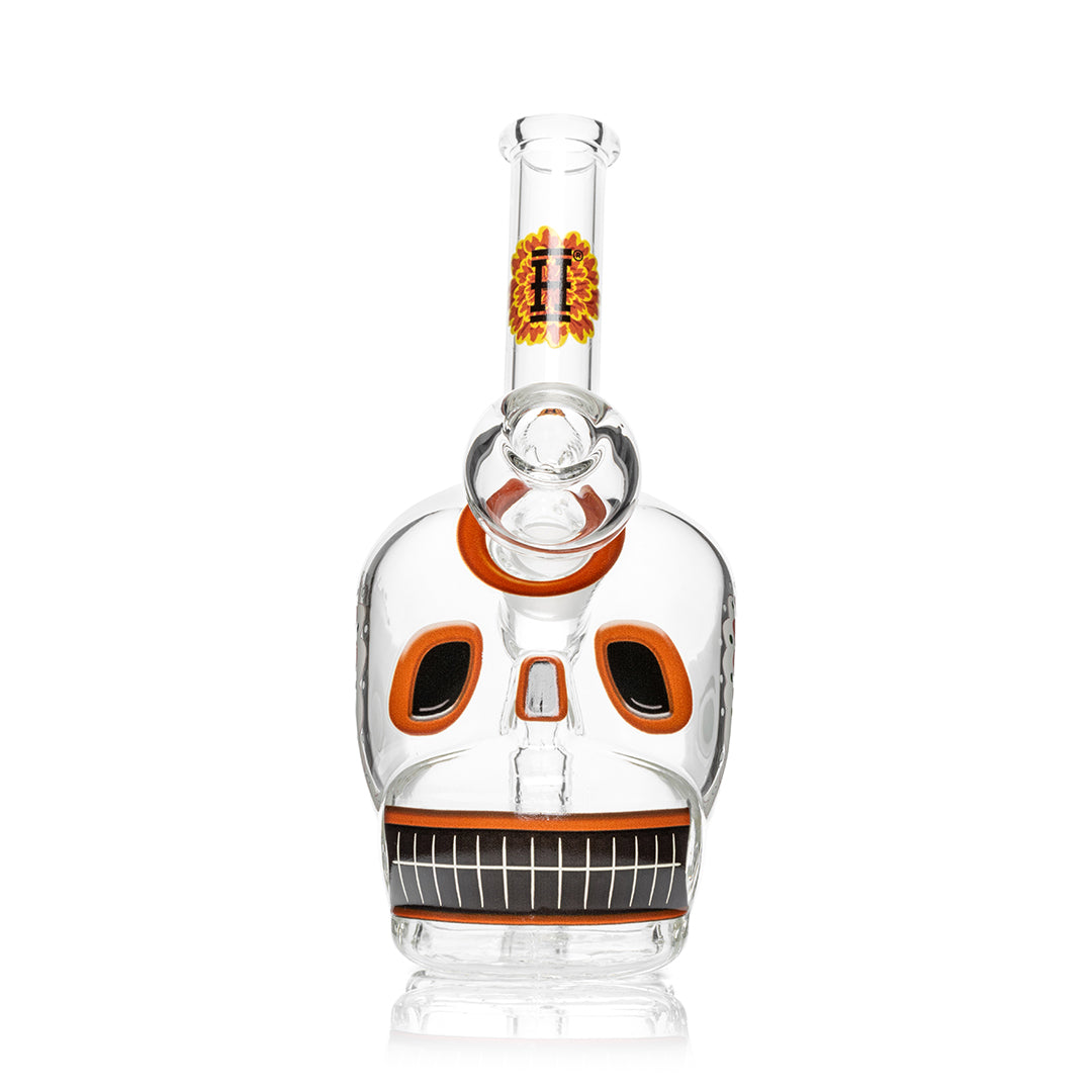 HEMPER Dia De Los Muertos Skull Bong 6.1"