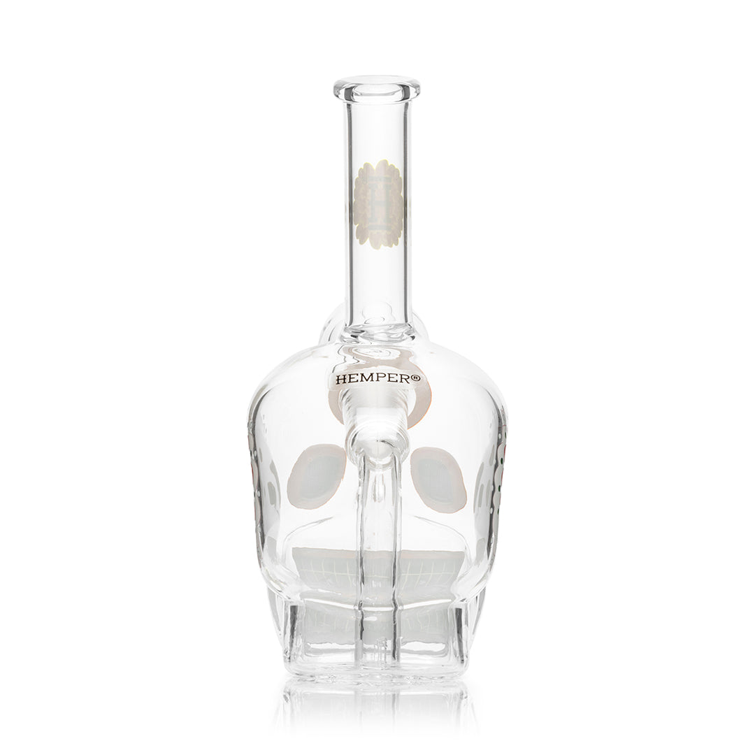 HEMPER Dia De Los Muertos Skull Bong 6.1"