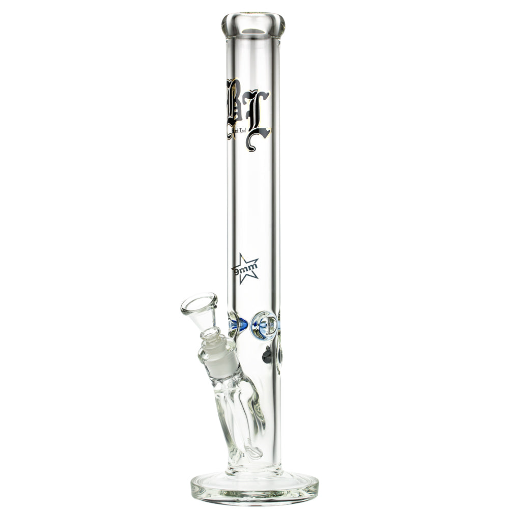 Black Leaf 9mm Straight Ice Bong | 45 cm - Side View 2