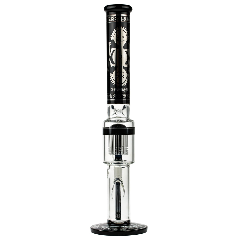 Blaze Glass Voodoo Tree Perc Ice Bong - Back View 