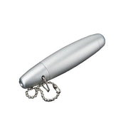 One Hitter Metal Hand Pipe with Maze Cooling Coil | Silver