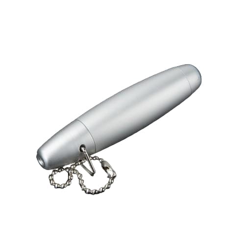 One Hitter Metal Hand Pipe with Maze Cooling Coil | Silver