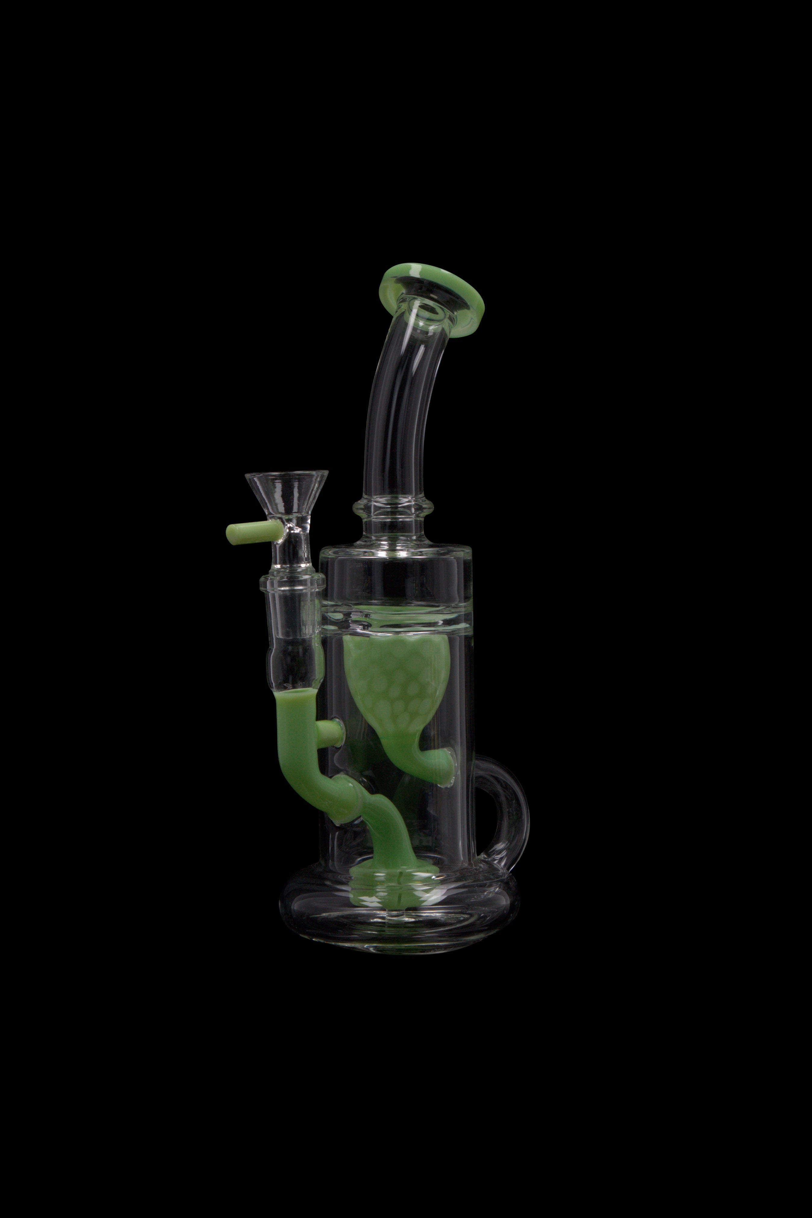 Glass Bent Neck Percolator Bong