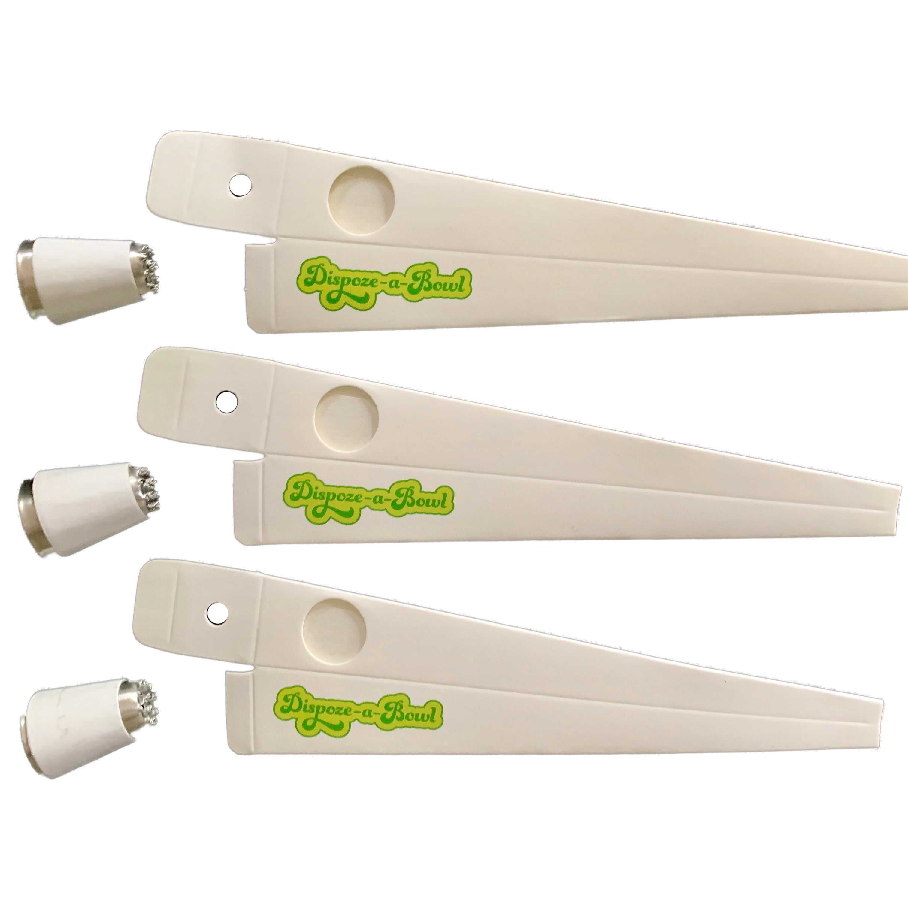 The Dispoze-a-Bowl® 25 Pack: Fresh, Clean, & Convenient Smoking Pipes with Stainless Steel Bowl