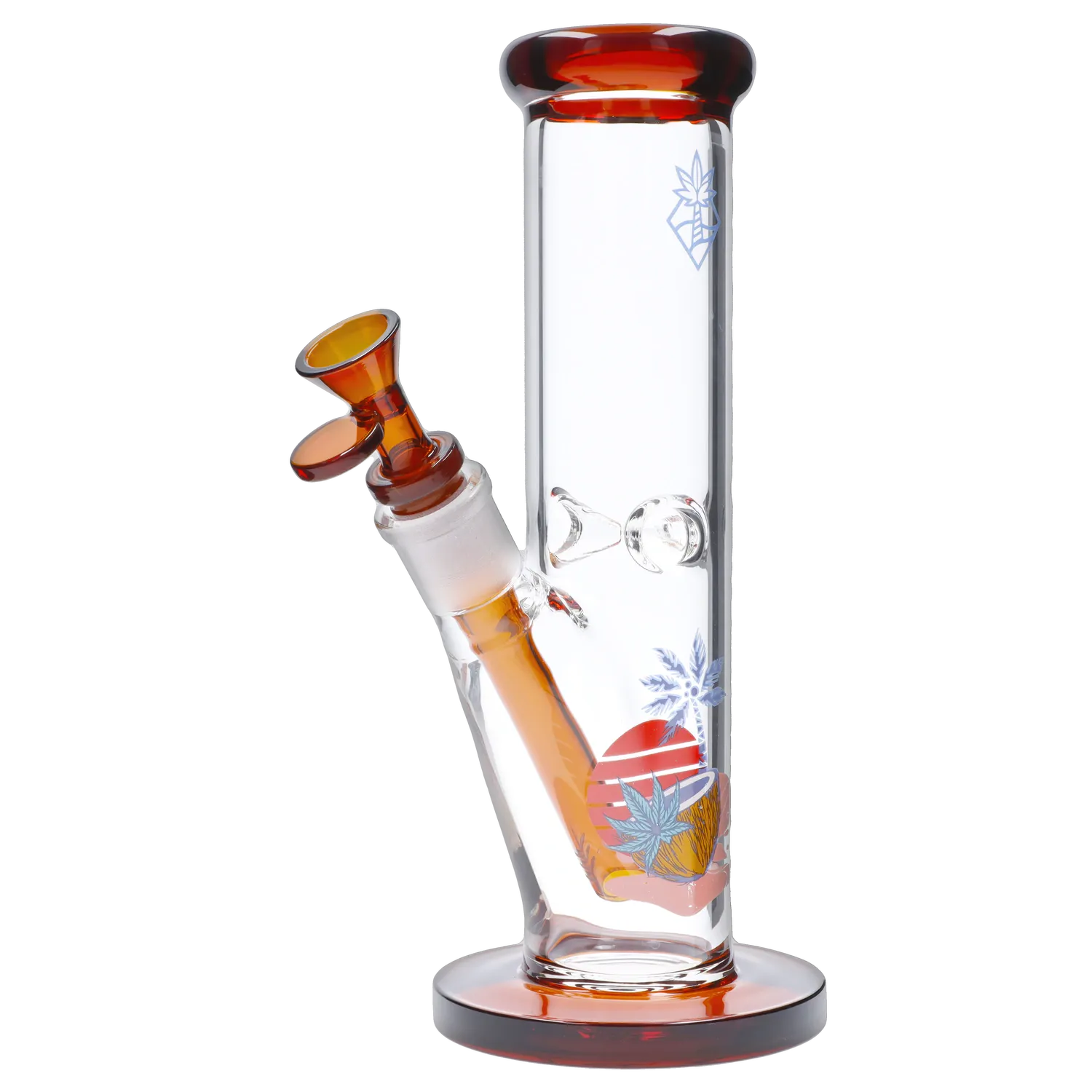 Cabana Cannabis Co. Coconut Water Pipe Amber - 10in