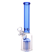 GC Color Tube & Tree Perc Rounded Beaker Bong - 10.5 in.
