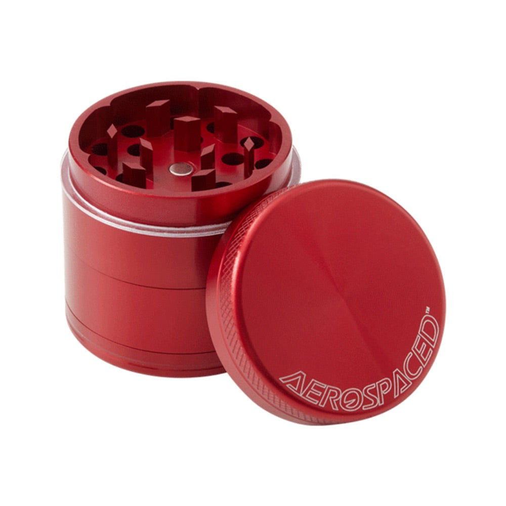Aerospaced Anodized Aluminum Grinders by Higher Standards – 1.6 Inch | Red