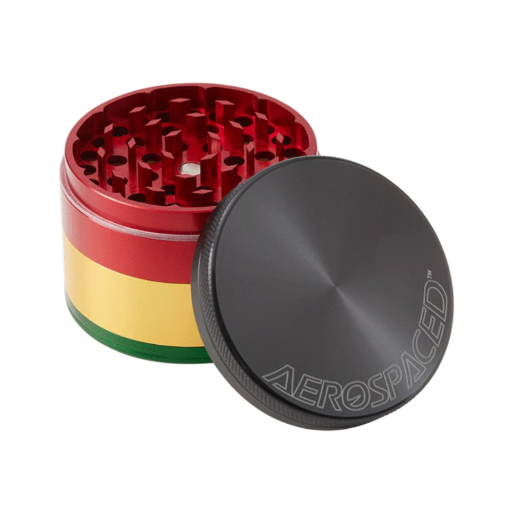 Aerospaced Anodized Aluminum Grinders by Higher Standards – 2.5 Inch | Rasta