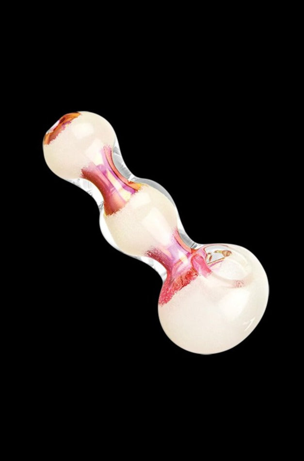 Triple Glow Bubble Fumed Spoon Pipe