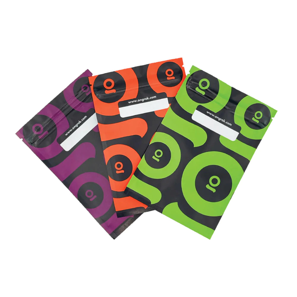 ONGROK Smell Proof Mylar Bags | 4 x 6 Inches | Pack of 24