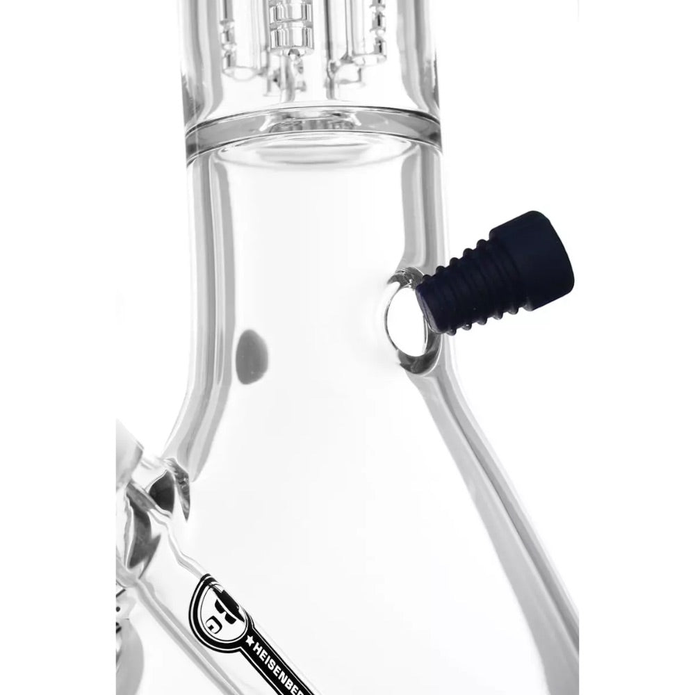 Heisenberg Beaker Bubble Double Tree Perc Bong | 18.8mm | carb hole