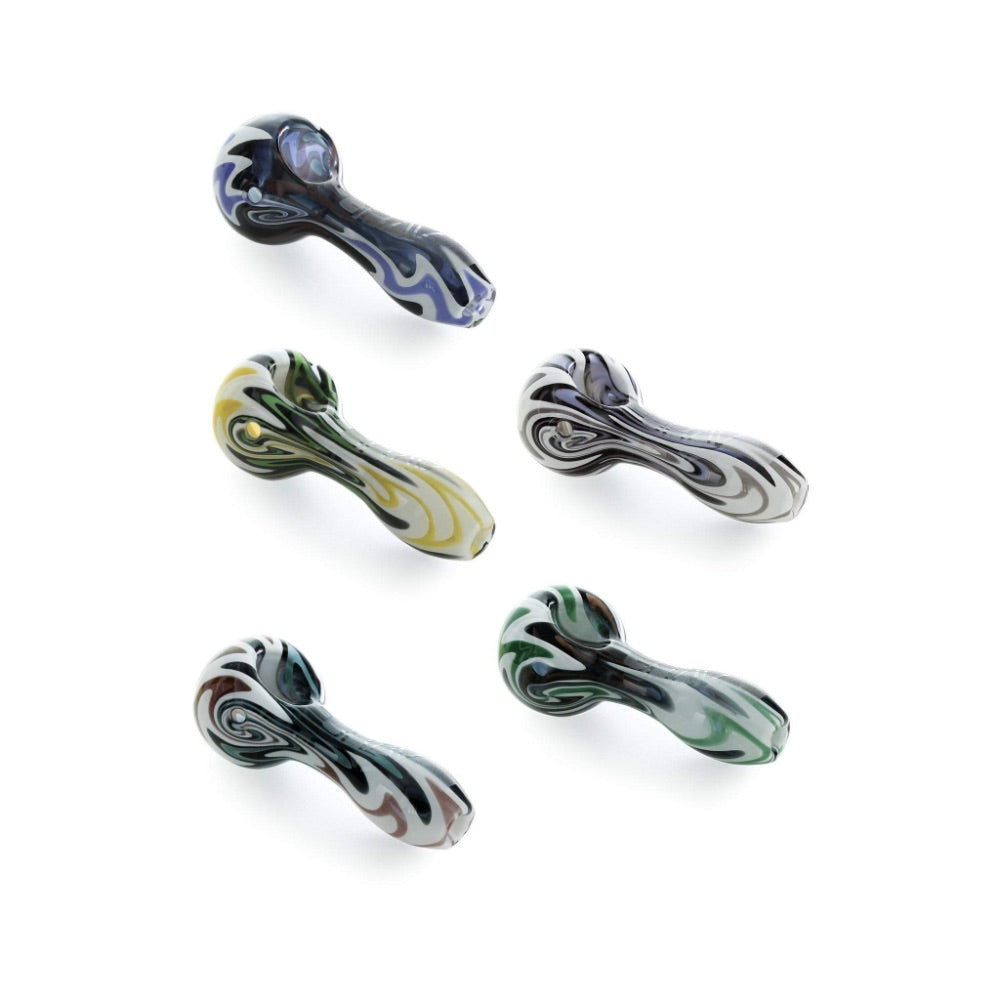 Grav Labs Classic WigWag Spoon Pipe | 5 colored spoons