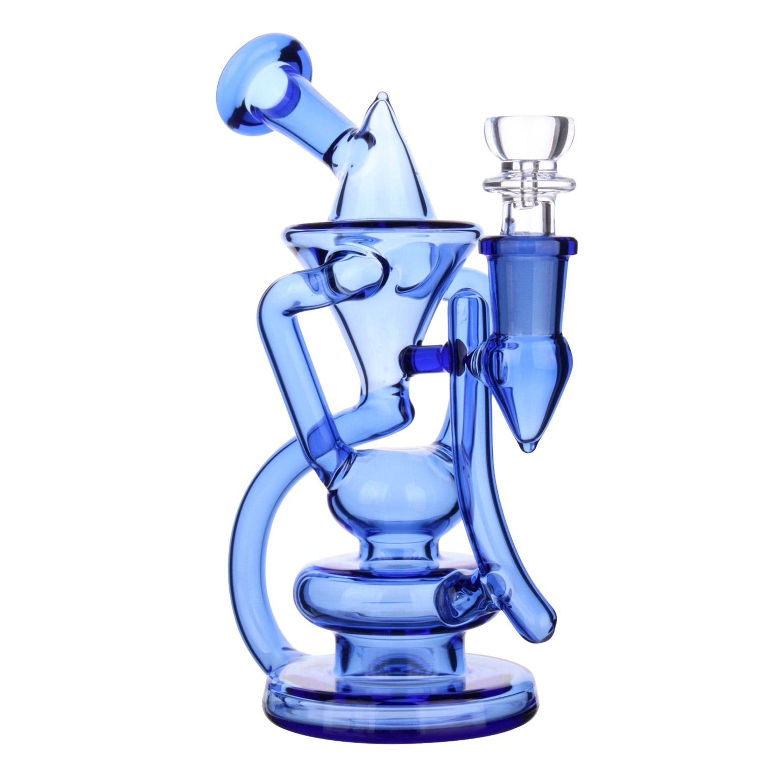 GC Bent Neck Recycler Dual Use Bong - 6.8 in.