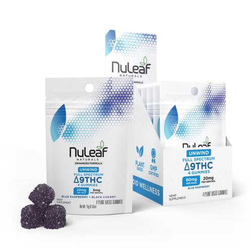 NuLeaf Naturals THC: 4ct Mylar 