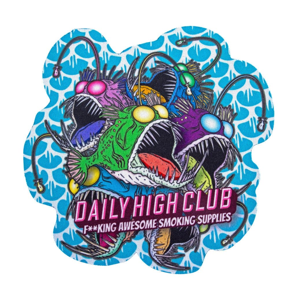 Daily High Club Angler Fish Dab Mat - Silicone Non Slip Base – Grasscity
