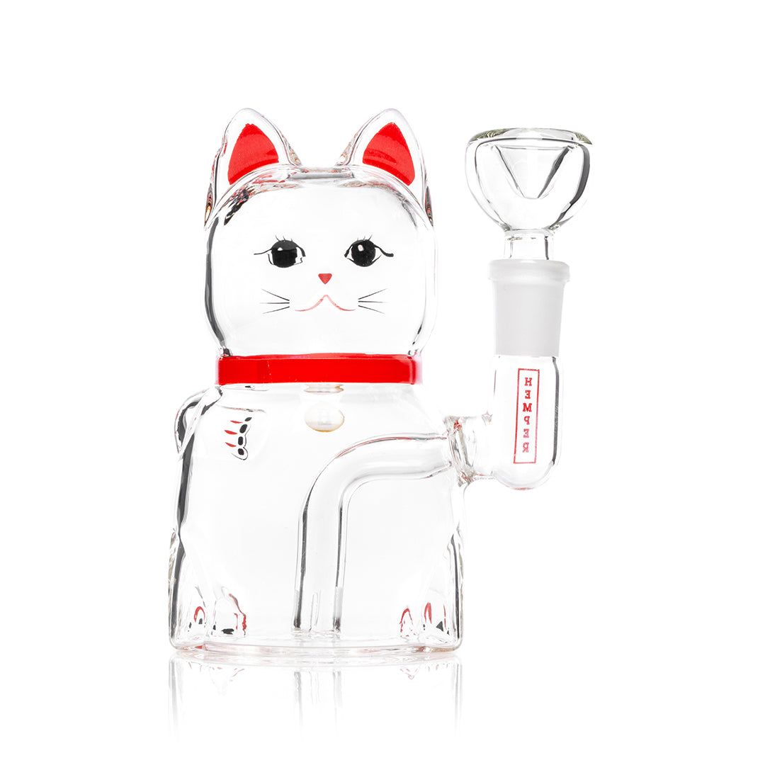 Hemper Lucky Cat Glass Bong