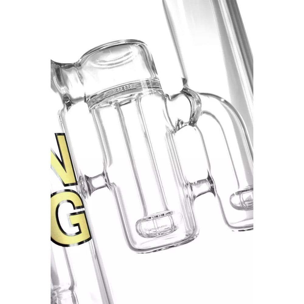 Heisenberg Triple Double Bubble Bong with Triple Shower Head Percs | percs
