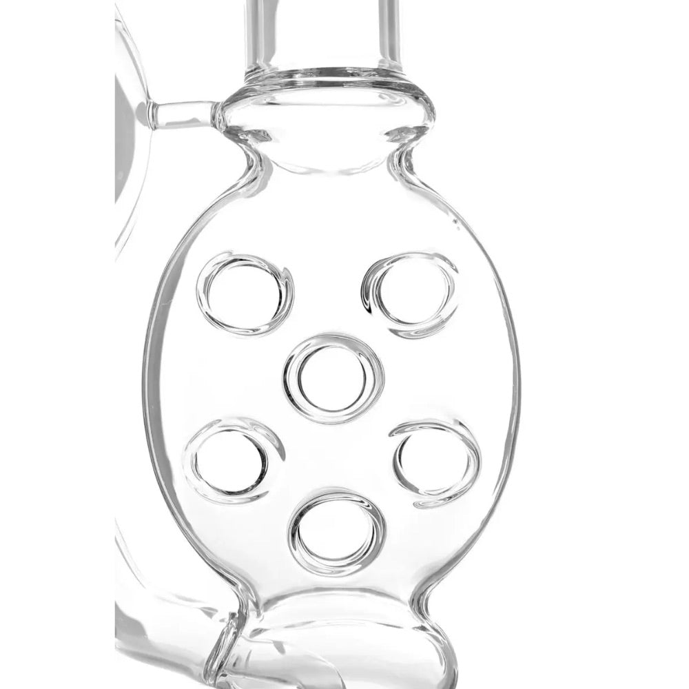 Heisenberg Swiss Cheese Perc Bong | chamber