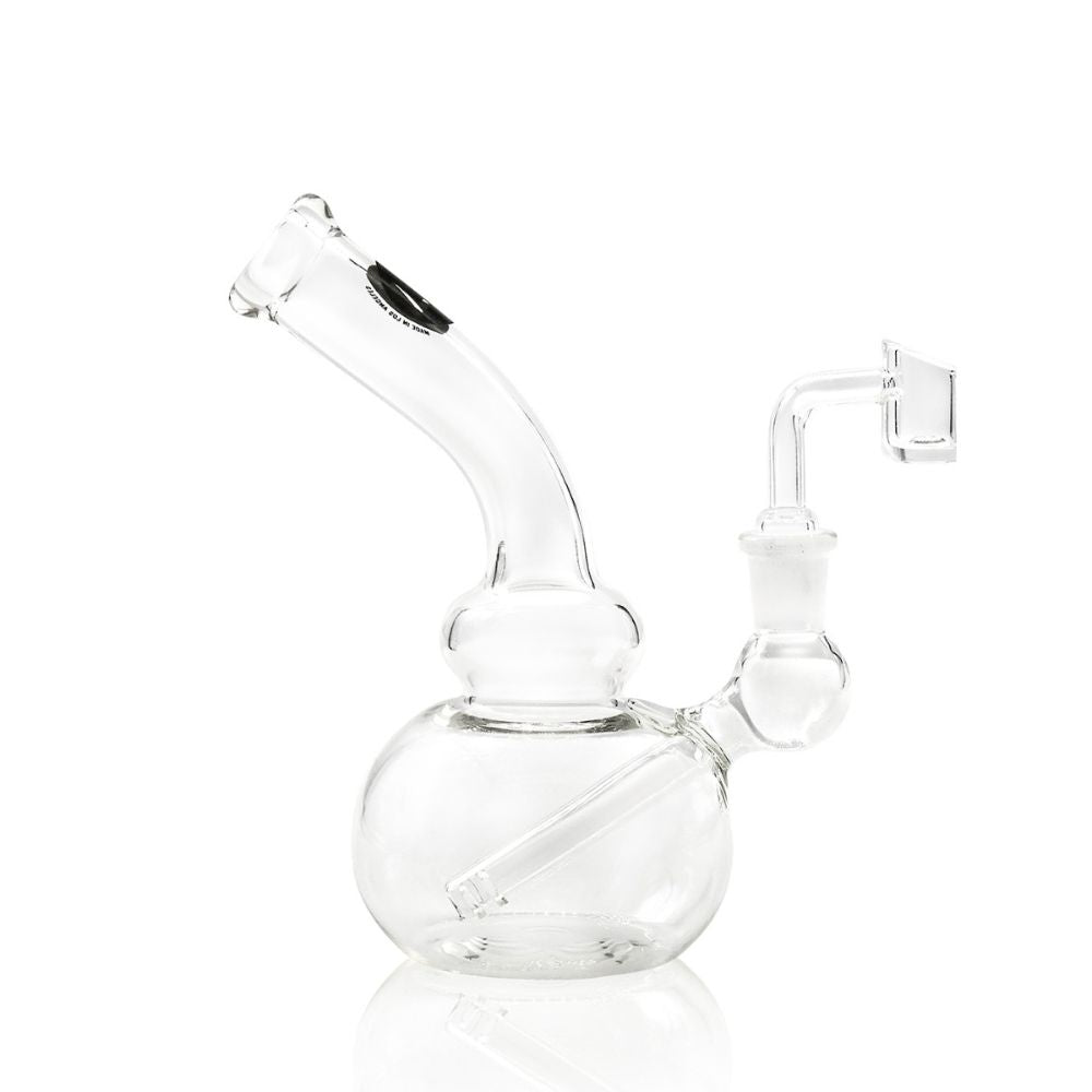 LA Pipes Mini Bubble Base Dab Rig - Side View 4