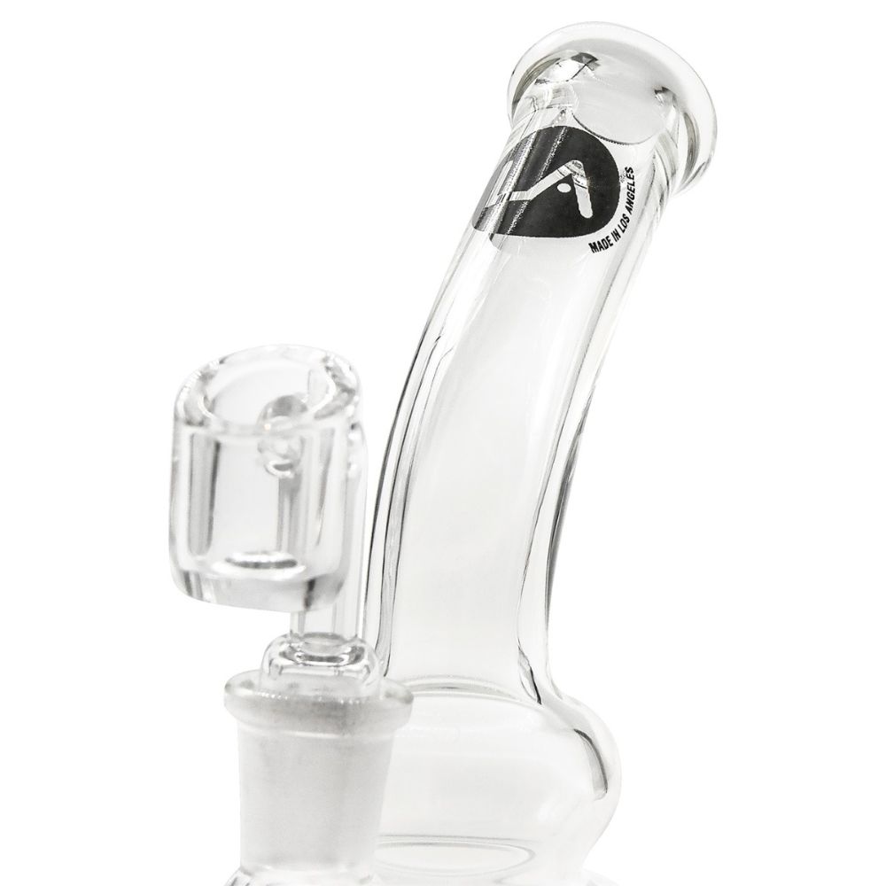 LA Pipes Mini Bubble Base Dab Rig - Banger