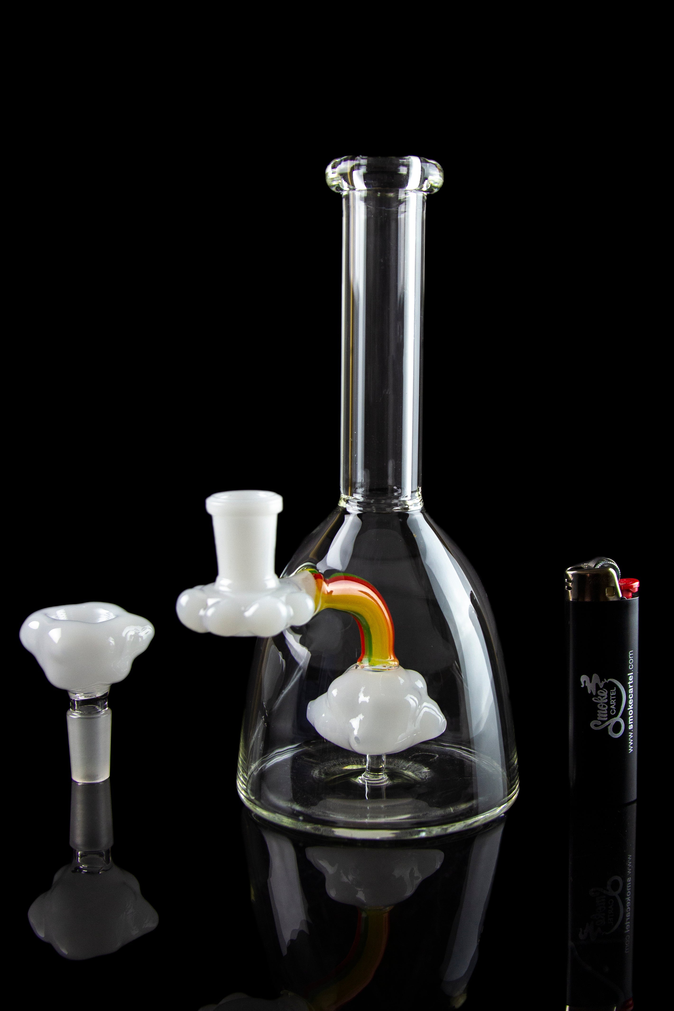 Taste the Rainbow Rainbow Cloud Beaker Bong